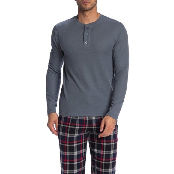 Hawke & Co. Men's 2 Piece Pajamas - Picture 2 of 6